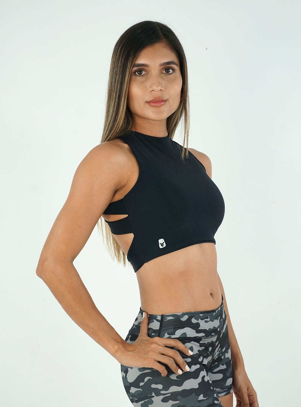 TOP TRENZA NEGRO